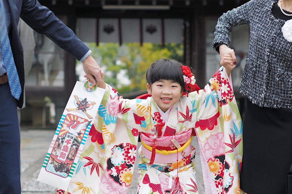 尾道烏須井八幡神社の七五三出張撮影