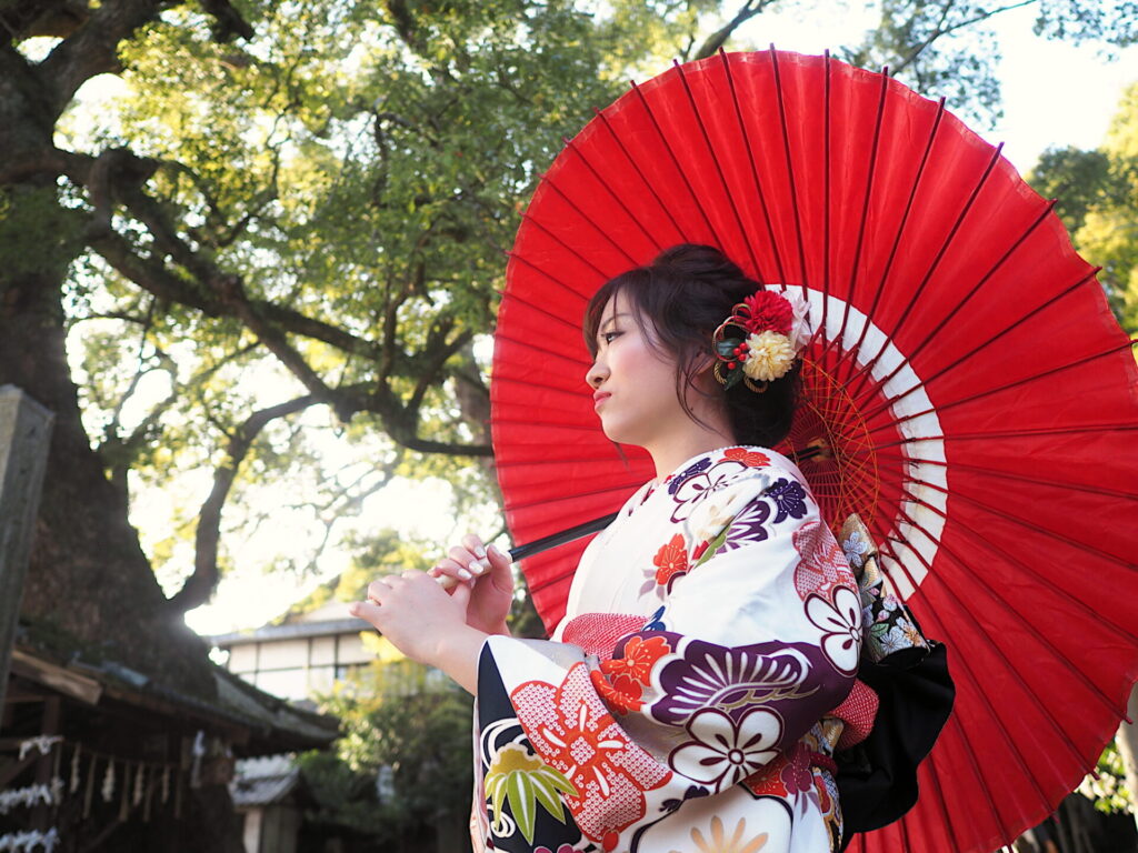 尾道艮神社で成人記念の出張撮影