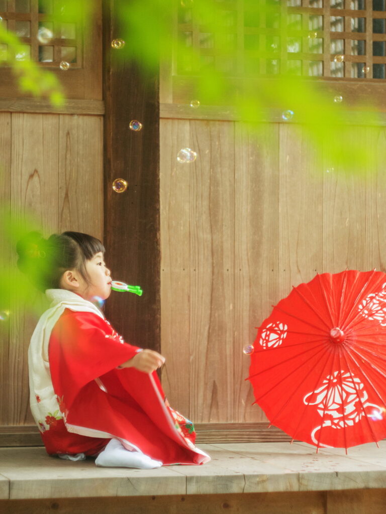 尾道うすい八幡神社での七五三写真