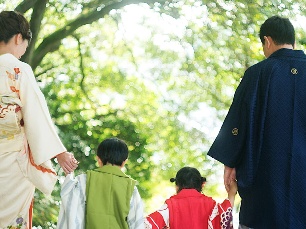 福山八幡宮での七五三出張撮影