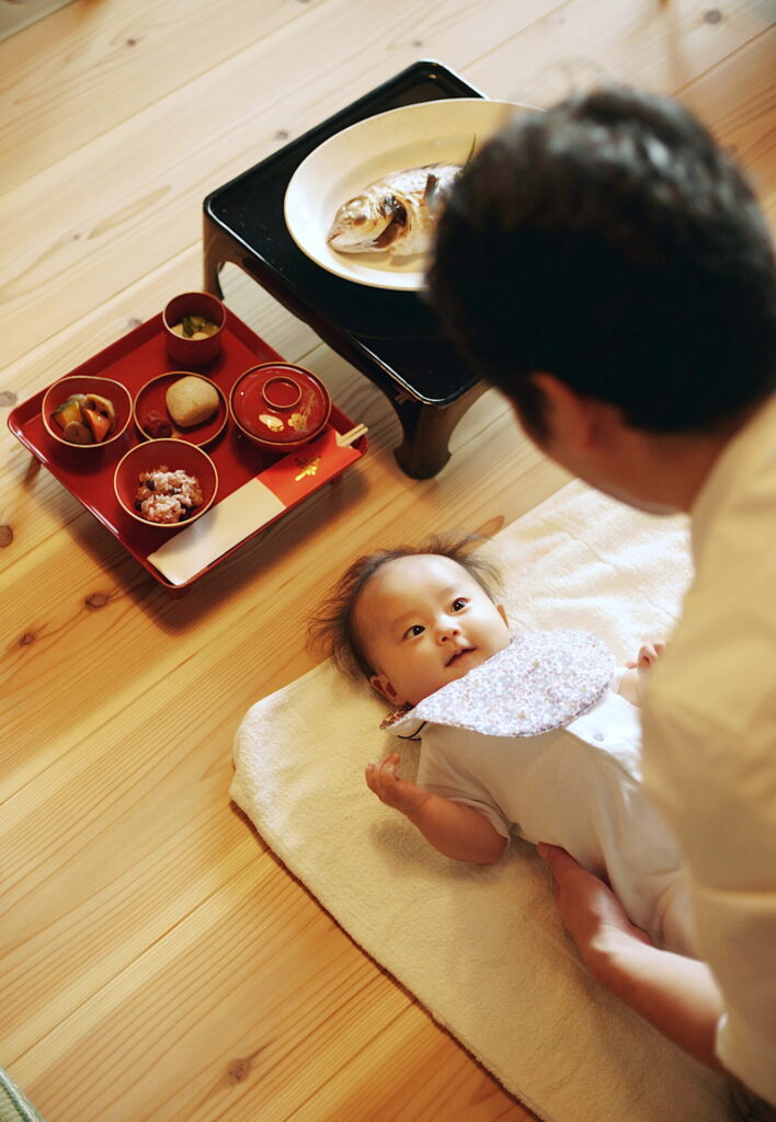 お食い初めの出張撮影