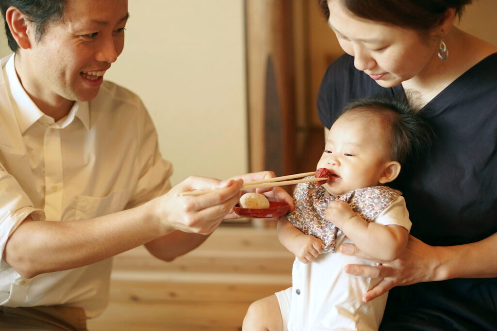 お食い初めの出張撮影